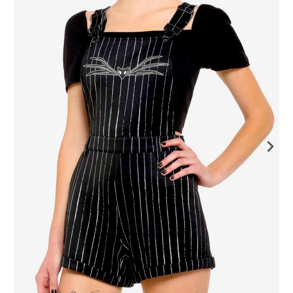 Jack skellington overalls